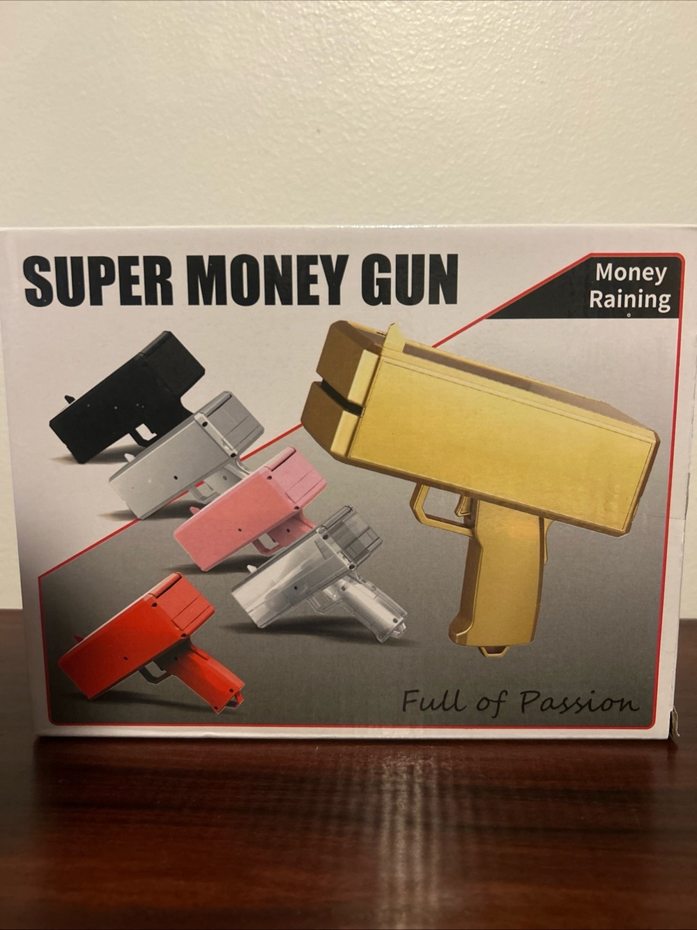 Metalic Gold Super Money Gun - Cash Shooter